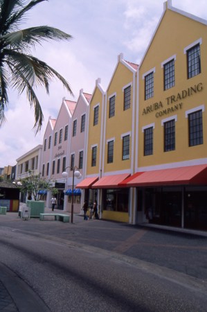 In Oraniestad - der Hauptstadt von Aruba