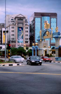 Straße in Bandar Seri Begawan