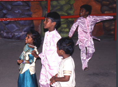 Children at a Batu Caves visit