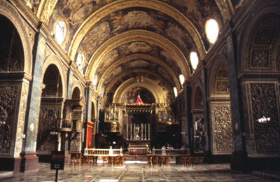In einer Kirche der Hauptstadt Valletta