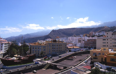 Blick über Santa Cruz de La Palma